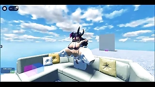 Whore gets fucked in a condo (ROBLOX)